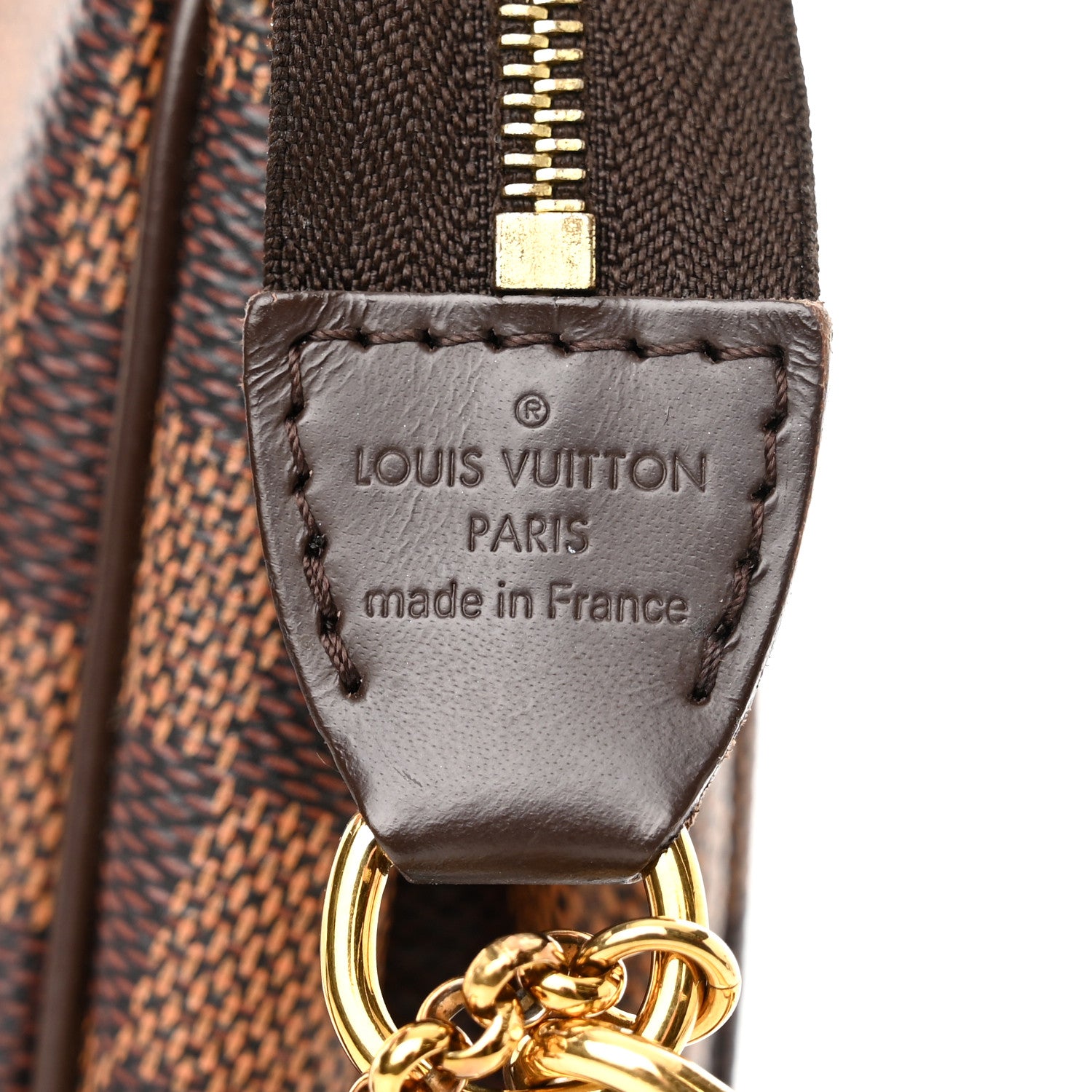 Louis Vuitton Damier Ebene Eva Clutch 6 of 9