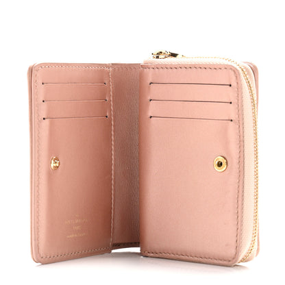 Louis Vuitton Metallic Lambskin Embossed Monogram Lou Coussin Wallet  Rose Gold 5 of 10