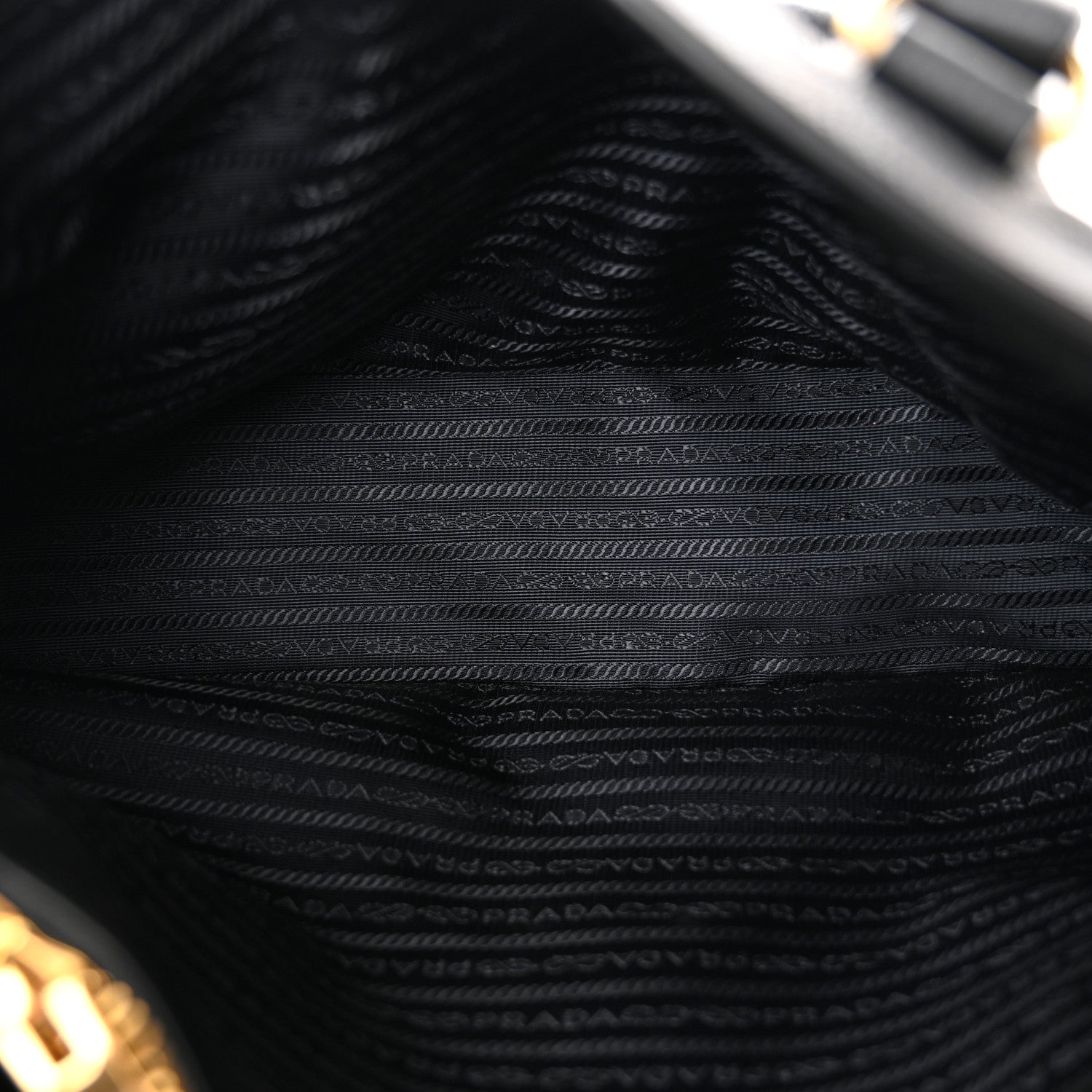 Prada Vitello Daino Tote Black 5 of 11