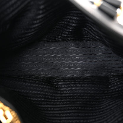 Prada Vitello Daino Tote Black 5 of 11