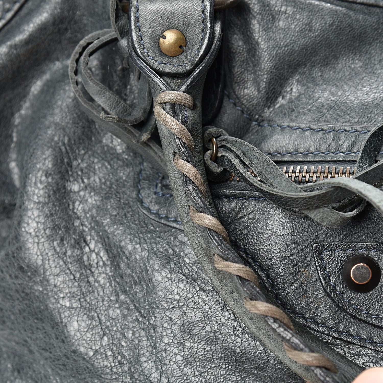 Balenciaga Agneau Classic Hardware City Anthracite 14 of 22