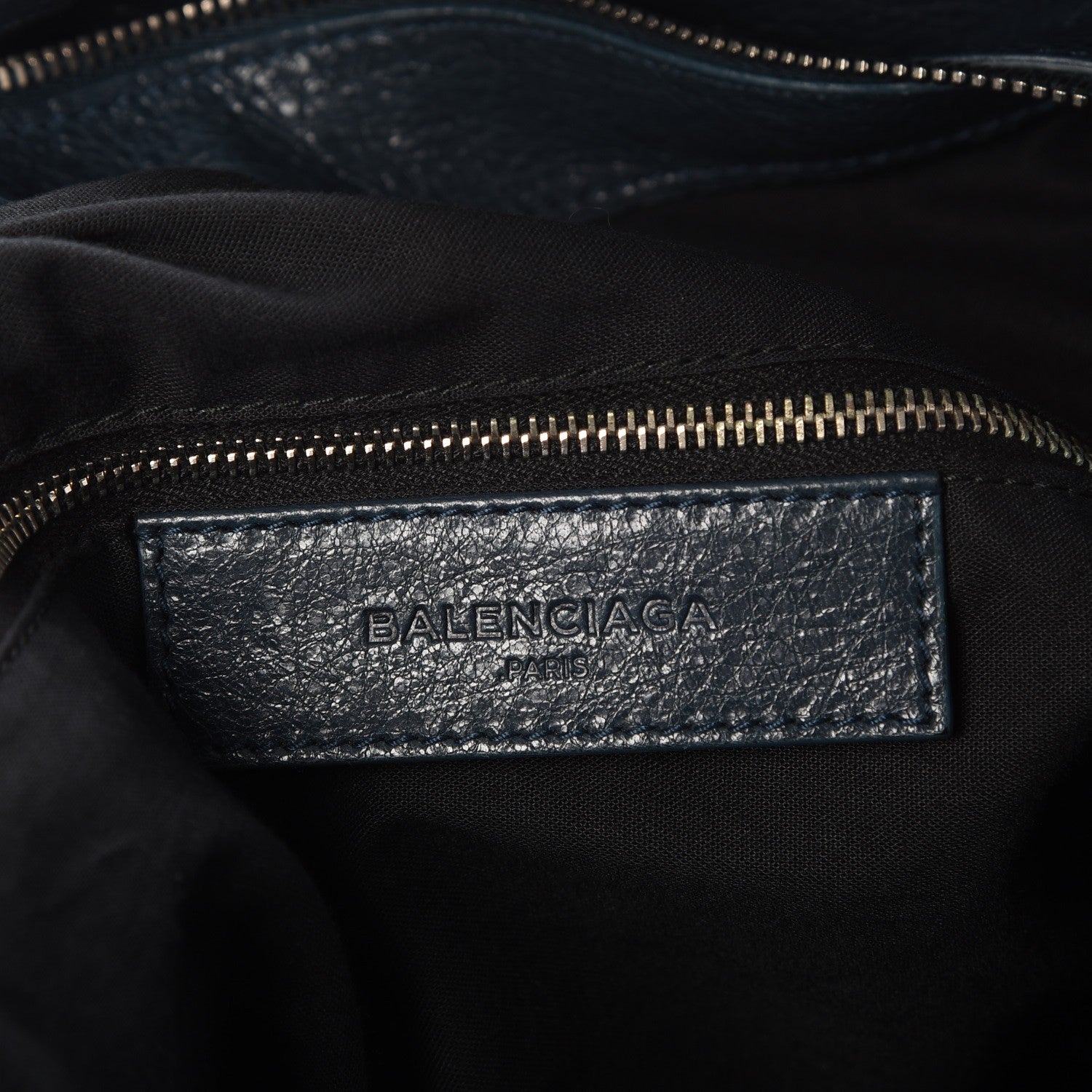 Balenciaga Agneau Classic Silver Hardware S Squash Boston Bleu Obscur 6 of 9