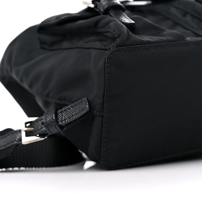 Prada Nylon Vela Mini Crossbody Backpack Black 8 of 9