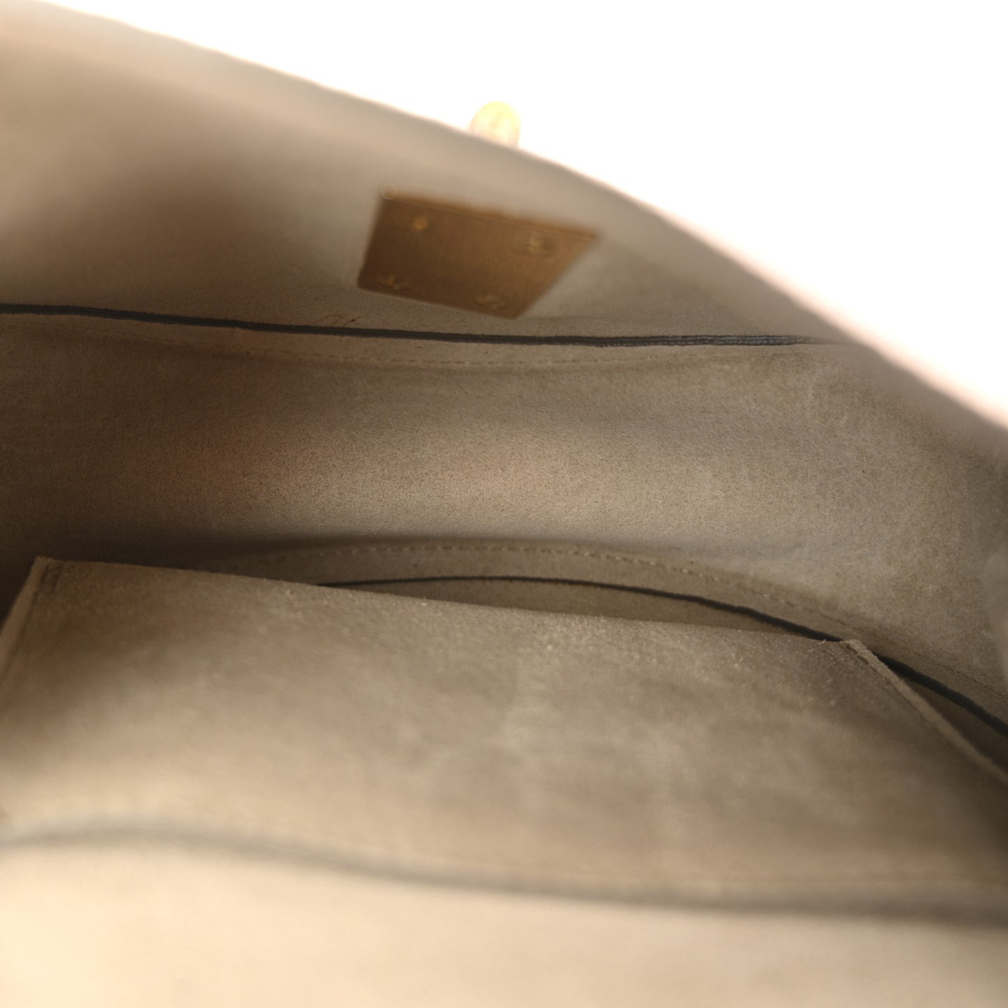 Grained Lambskin Mini Drew Shoulder Bag Cement Pink