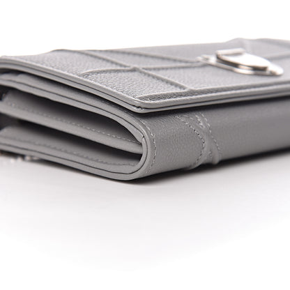 Christian Dior Grained Calfskin Diorama Croisiere Chain Wallet Gris 8 of 10