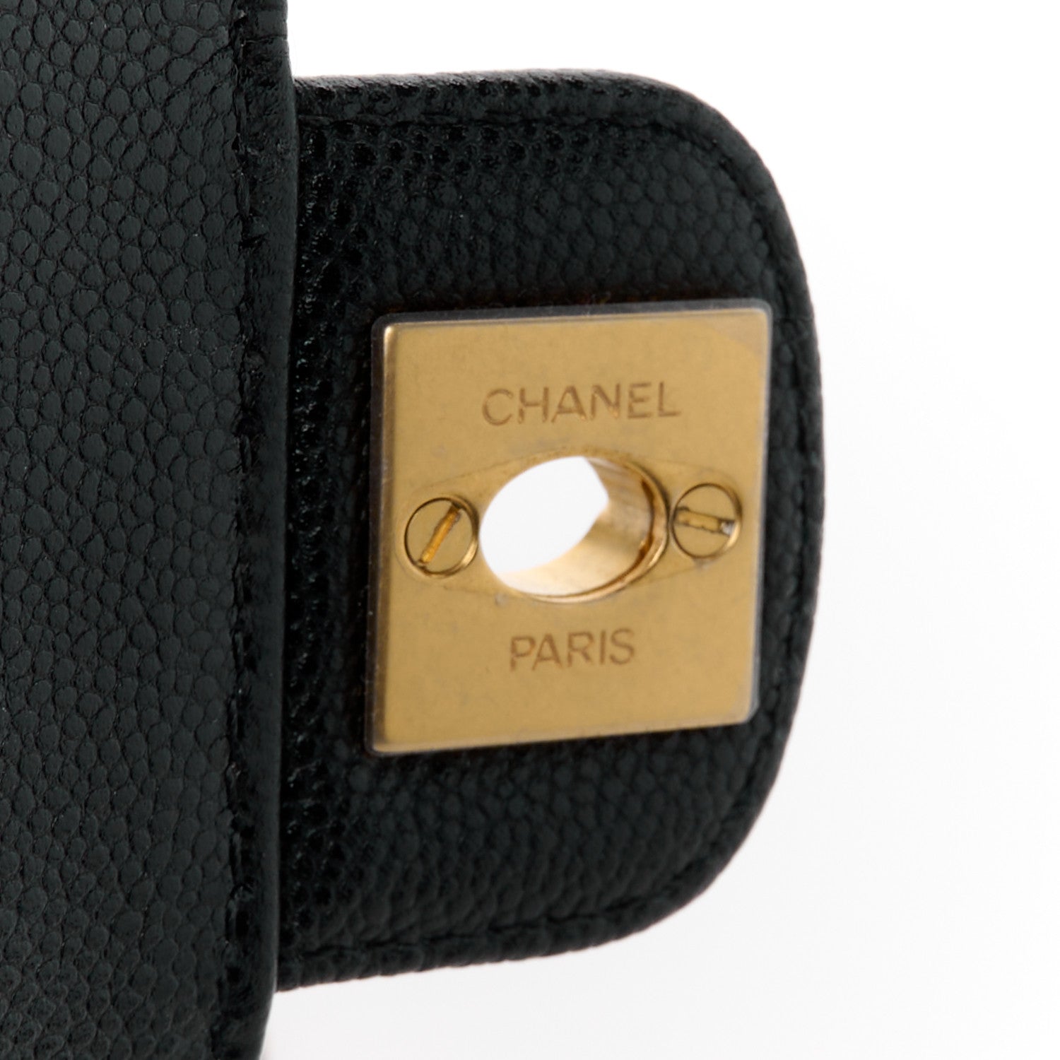 Chanel Caviar Quilted Mini Top Handle Flap Black 7 of 12