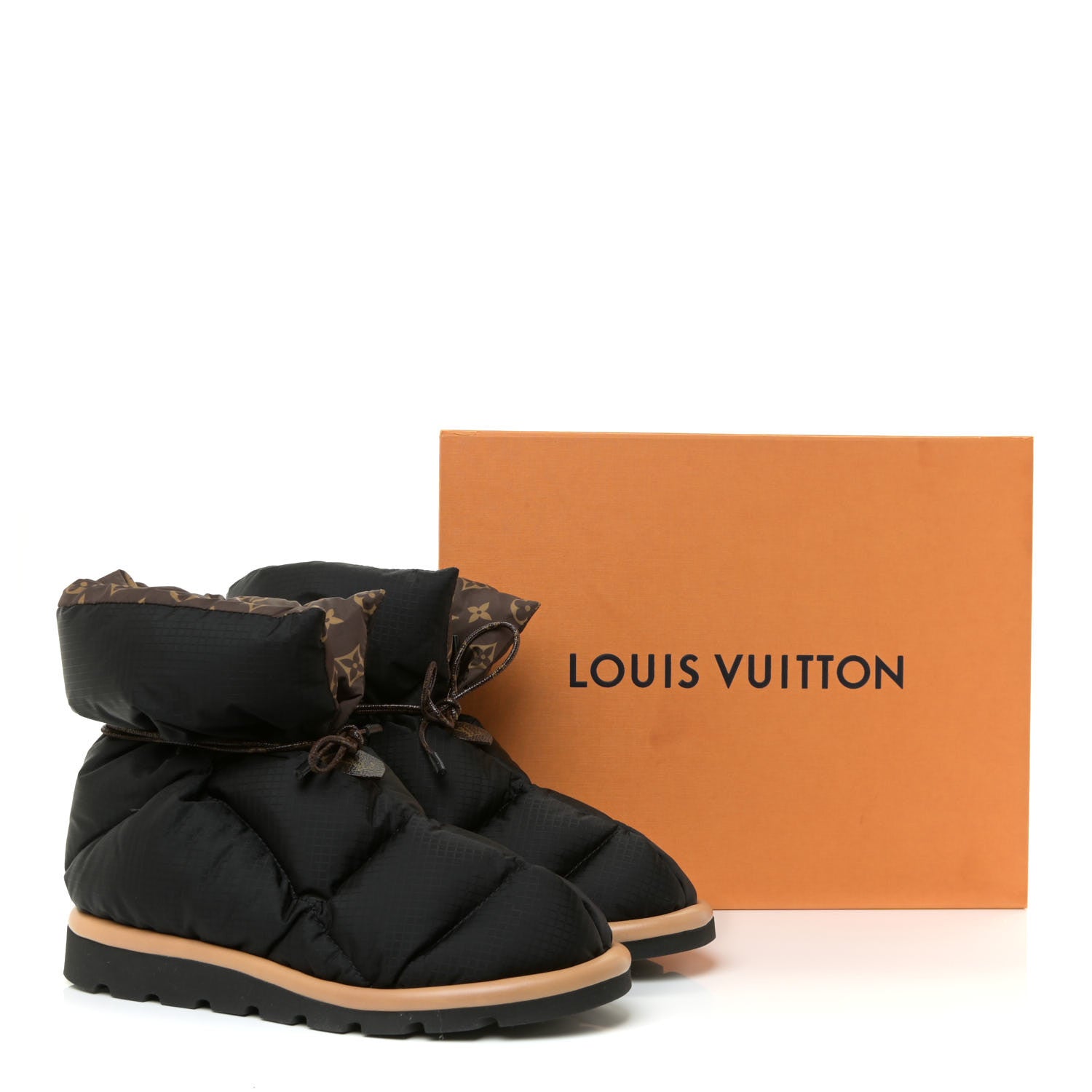 Louis Vuitton Nylon Monogram Pillow Comfort Ankle Boot 40 Black 14 of 14