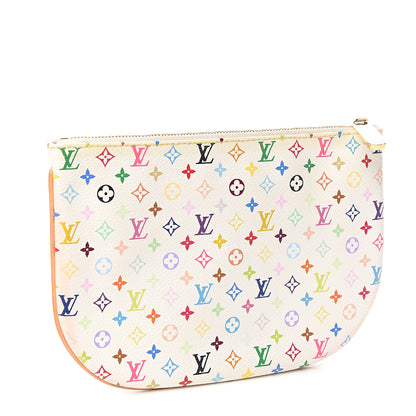 Louis Vuitton Monogram Multicolor Pochette Plate GM White 2 of 8