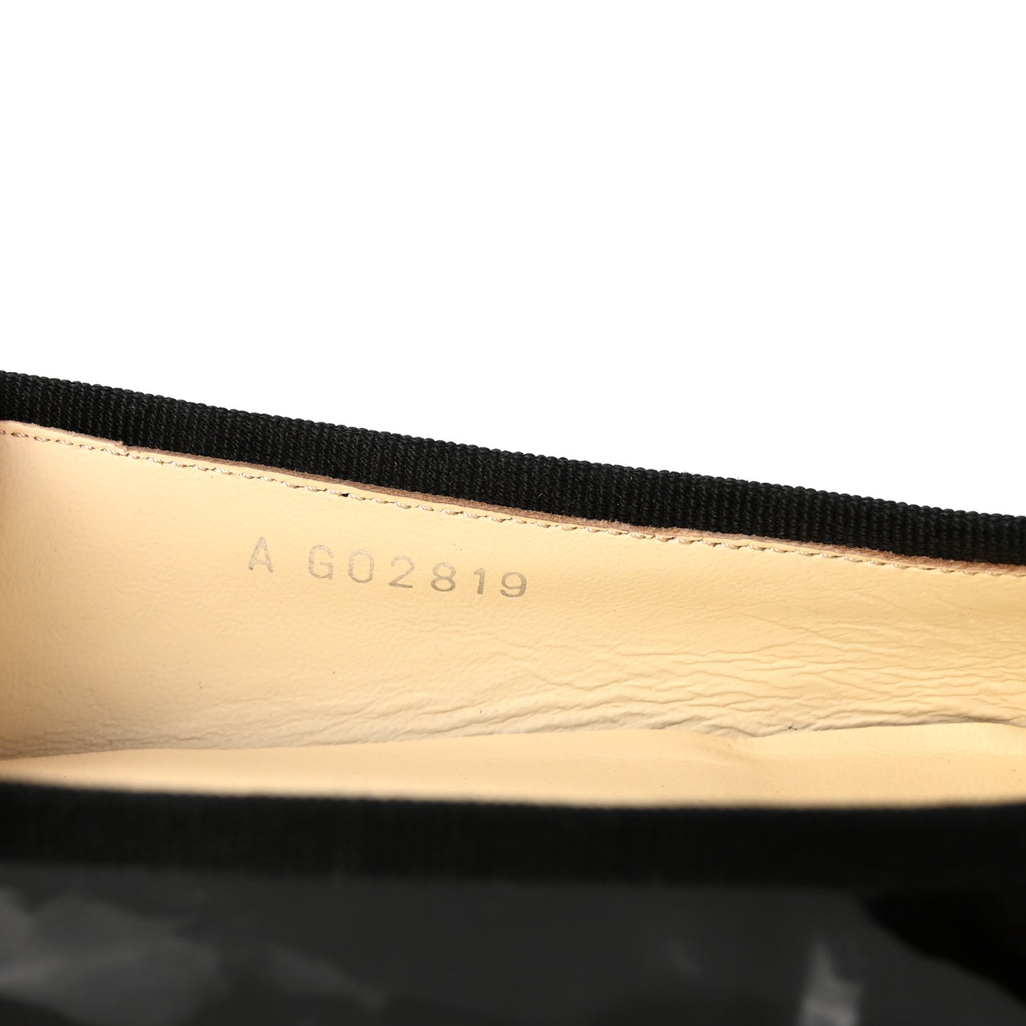 Patent Cap Toe Ballerina Flats 36 Black