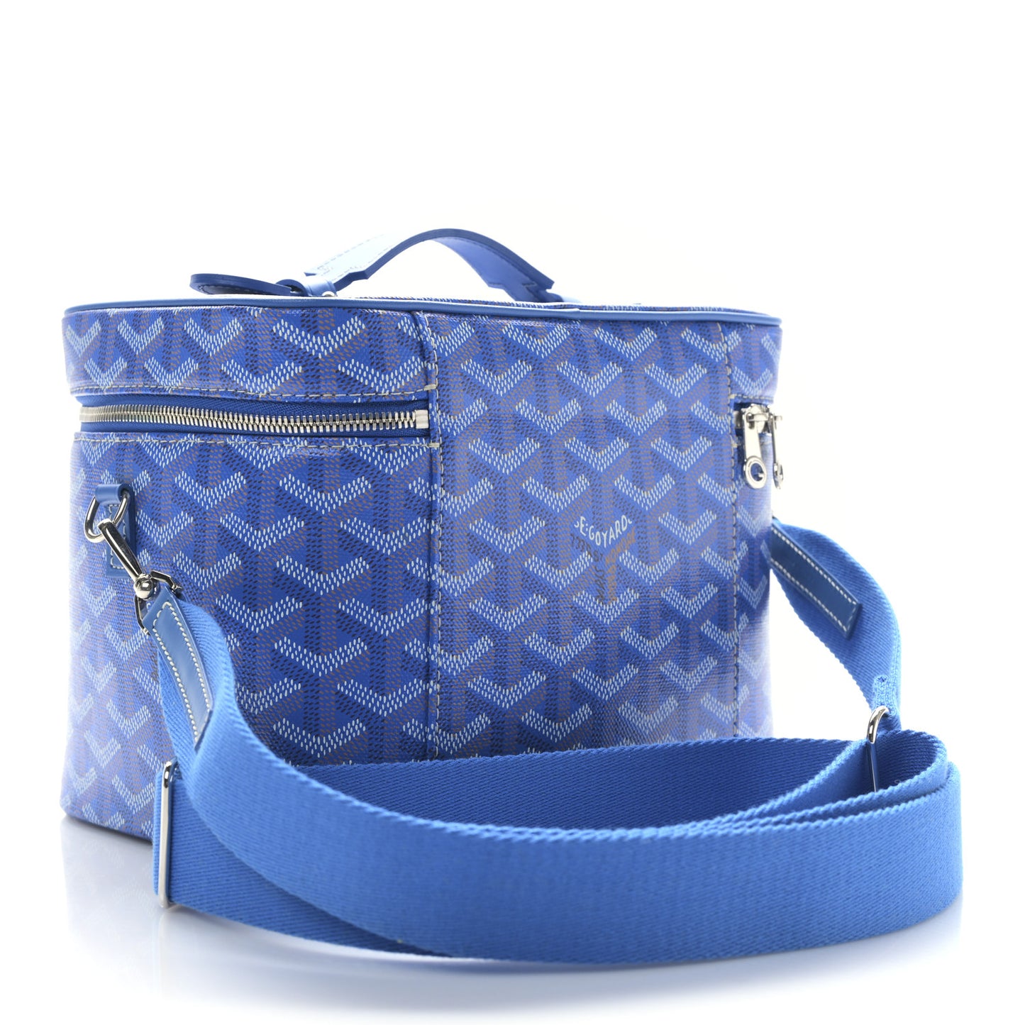 Goyardine Muse Vanity Case Sky Blue