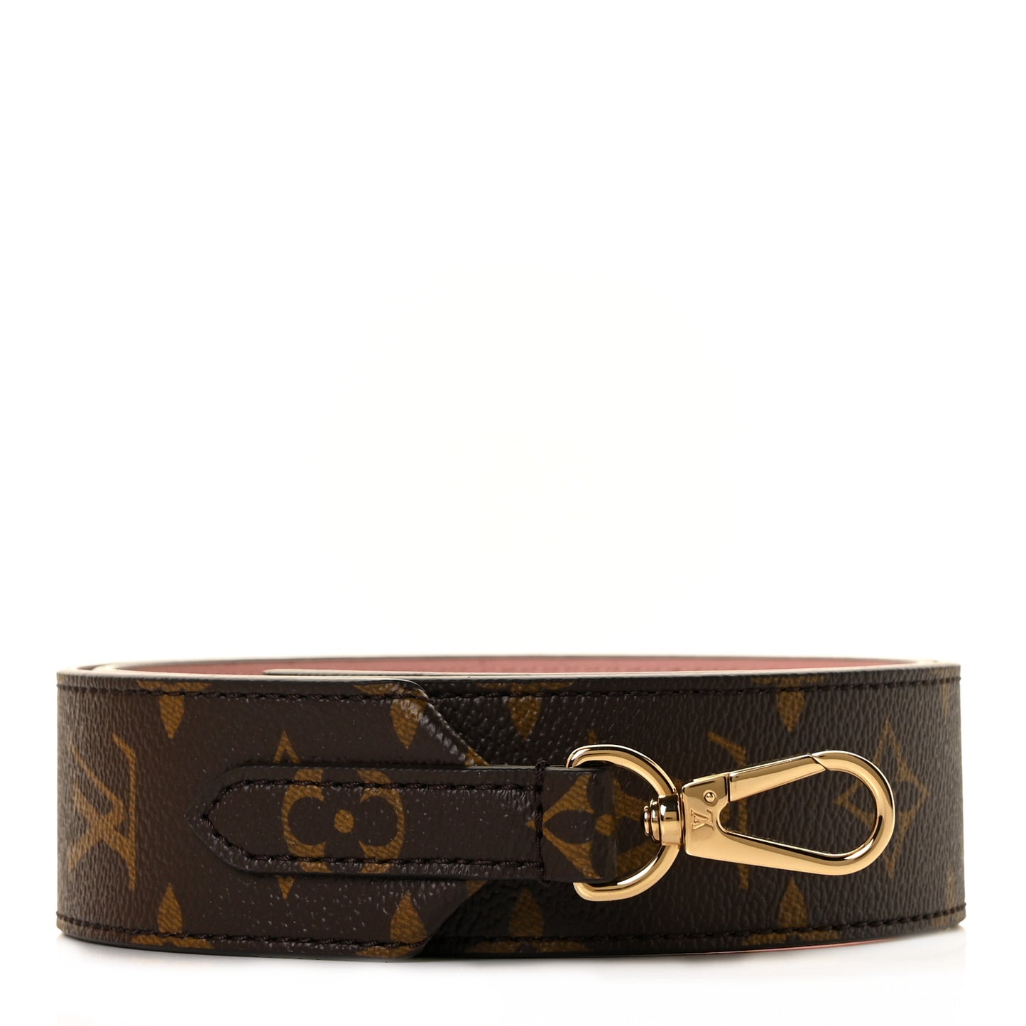 Monogram Bandouliere Shoulder Strap Rose Poudre