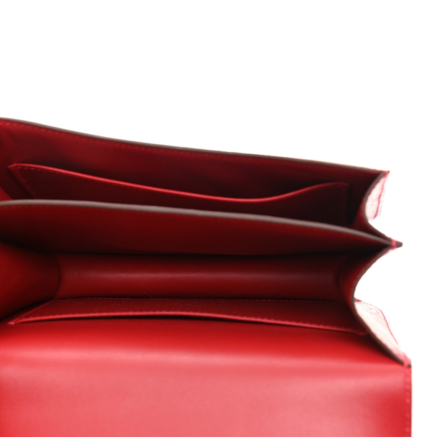 Hermes Ostrich Constance 18 Rouge Vif 5 of 9