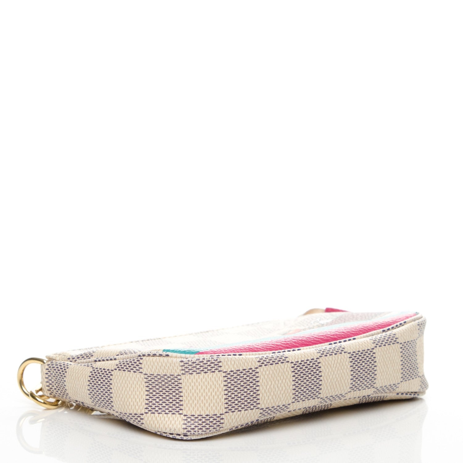 Louis Vuitton Damier Azur 2015 Christmas Animation Mini Pochette Accessories 4 of 7