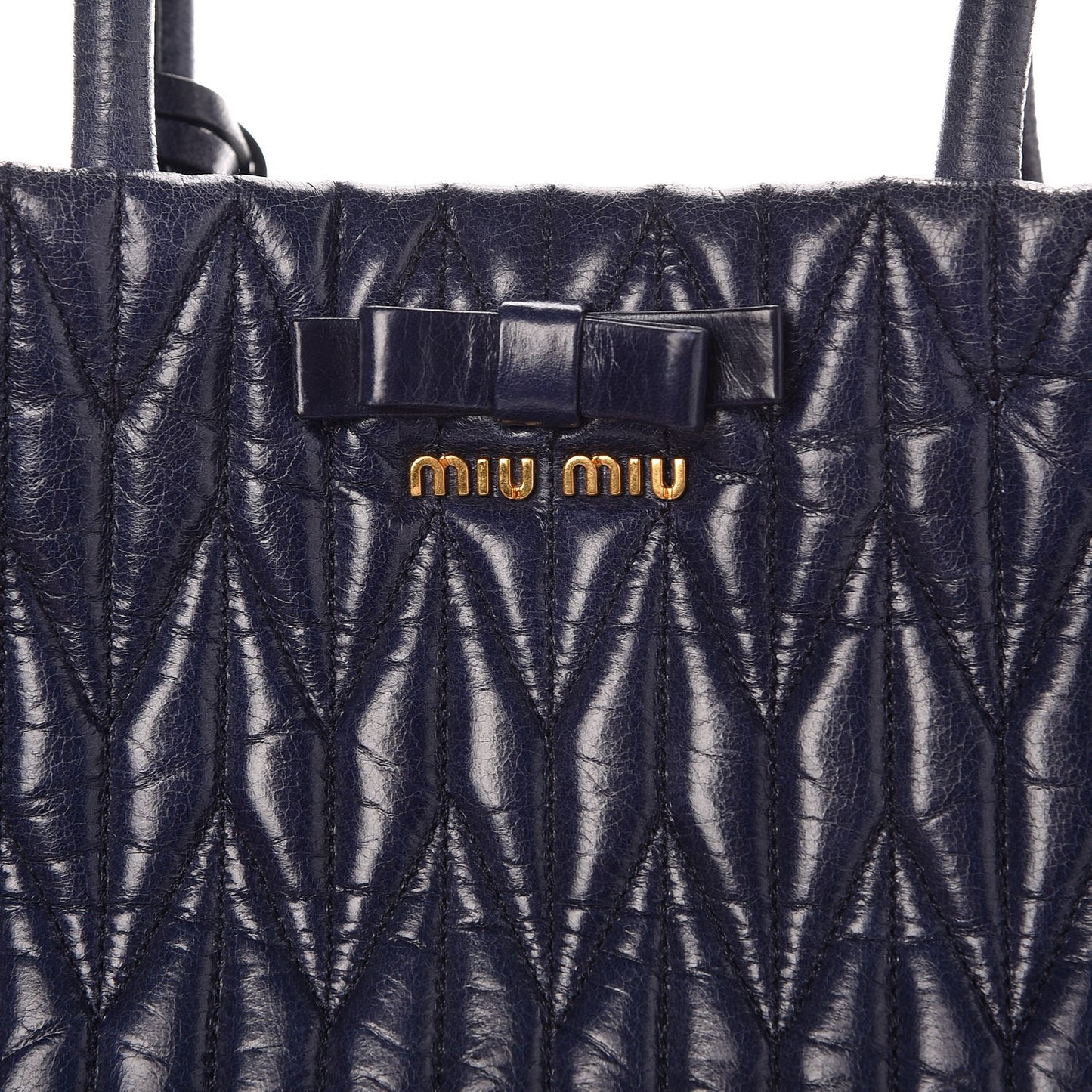 Vitello Lux Matelasse Tote Bleuette