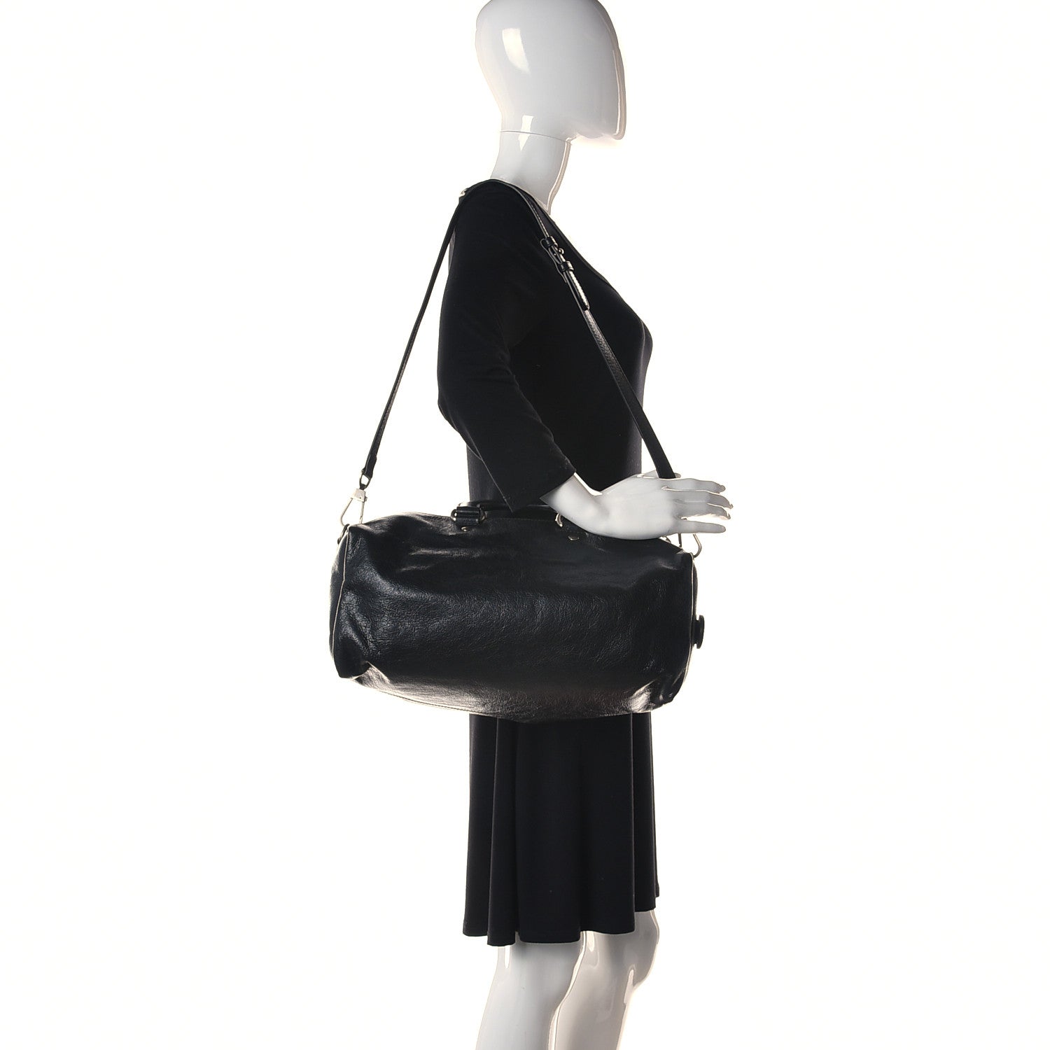 Gucci Fluffy Calfskin Morpheus Convertible Backpack Black 3 of 15