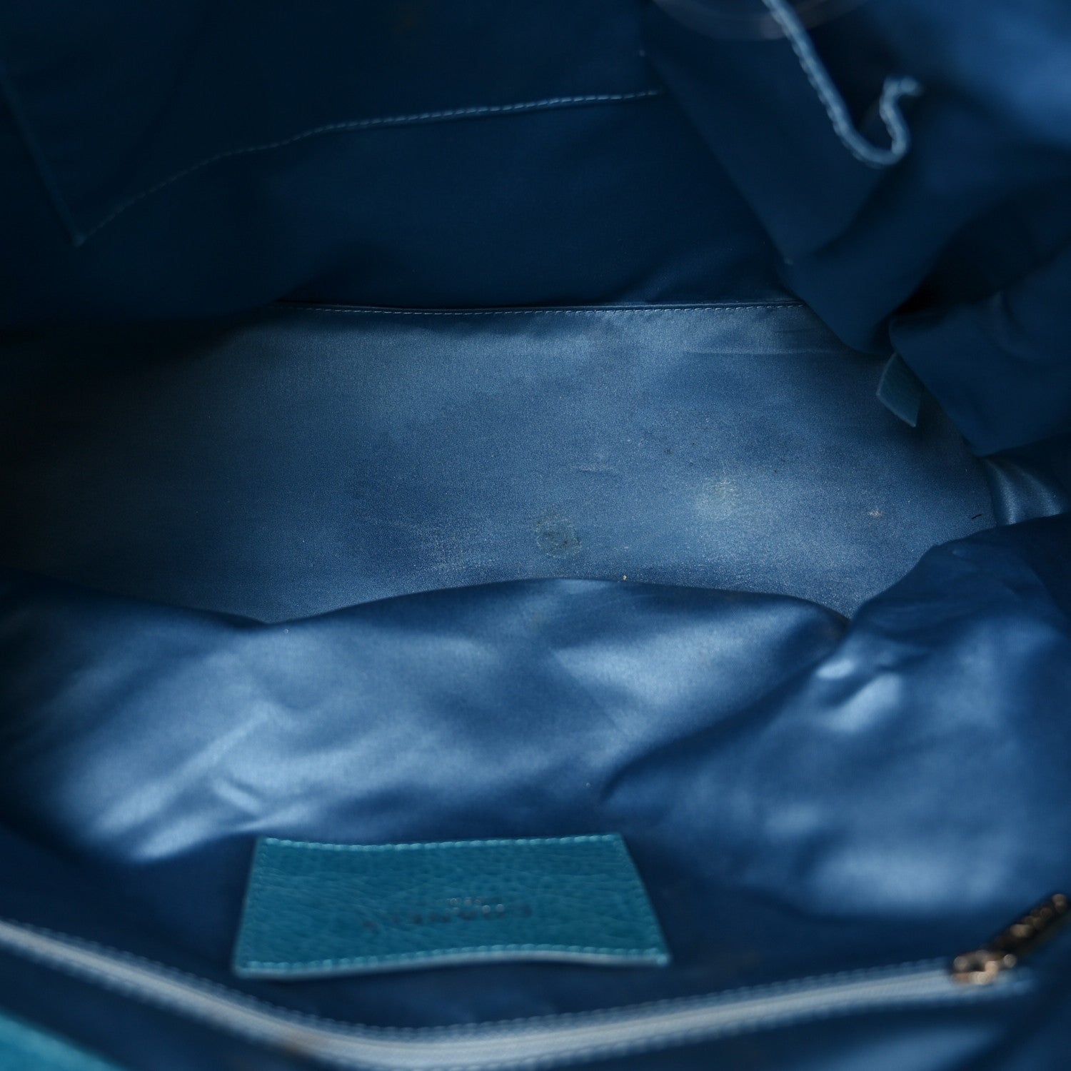 Chanel Glazed Calfskin Large On The Road Large Frame Tote Blue 5 of 11