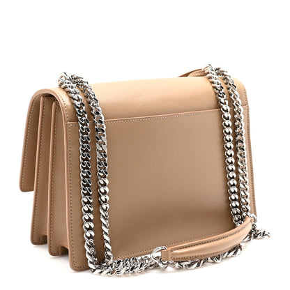 Saint Laurent Calfskin Medium Monogram Sunset Dark Beige 3 of 10