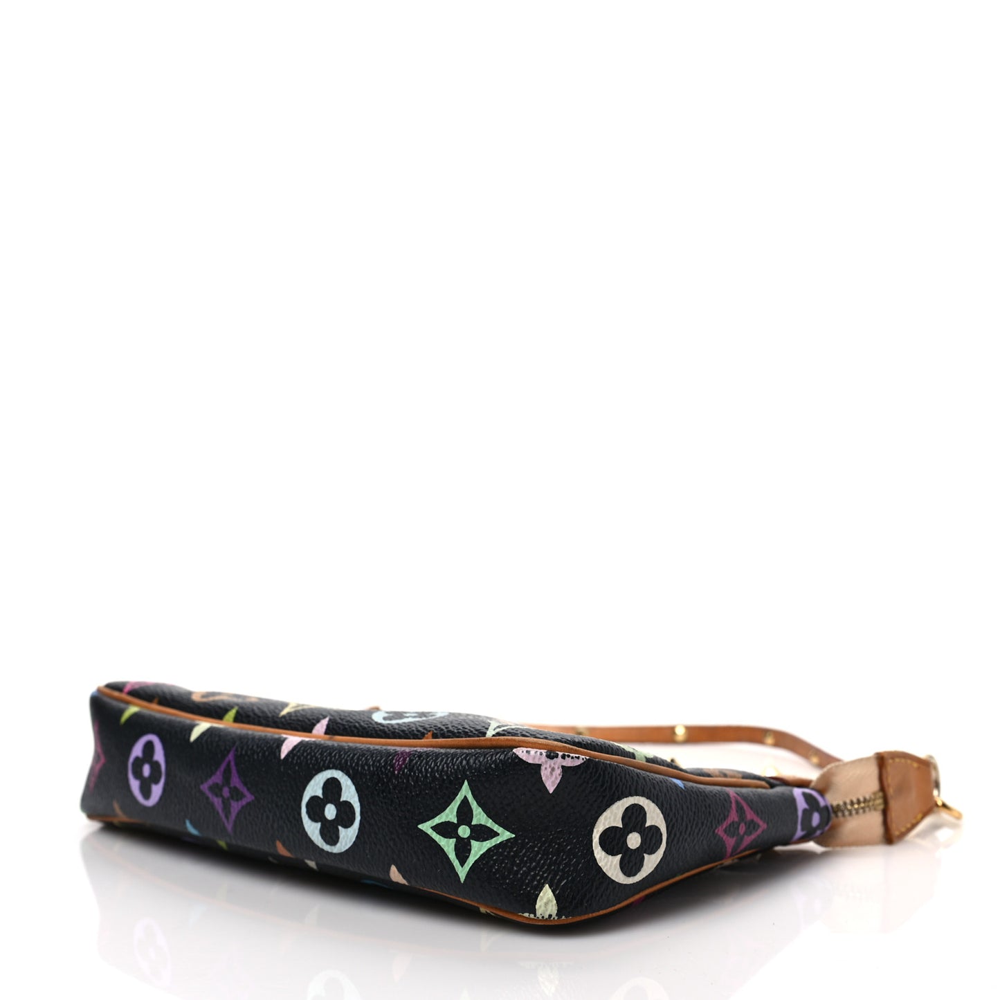 Monogram Multicolor Pochette Accessories Black