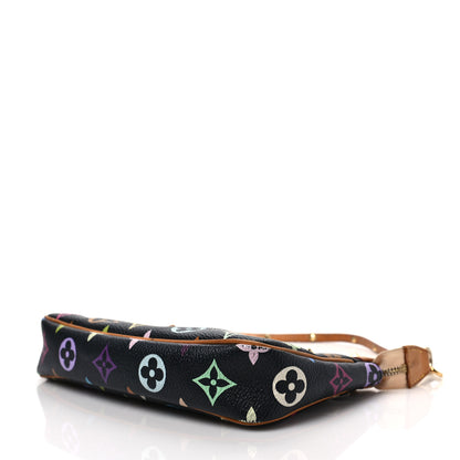 Louis Vuitton Monogram Multicolor Pochette Accessories Black 7 of 8