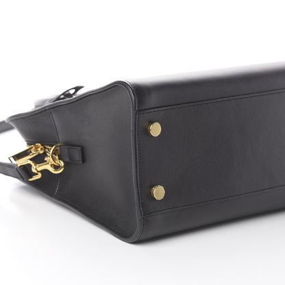 Saint Laurent Smooth Calfskin Small Monogram Cabas Black 5 of 7