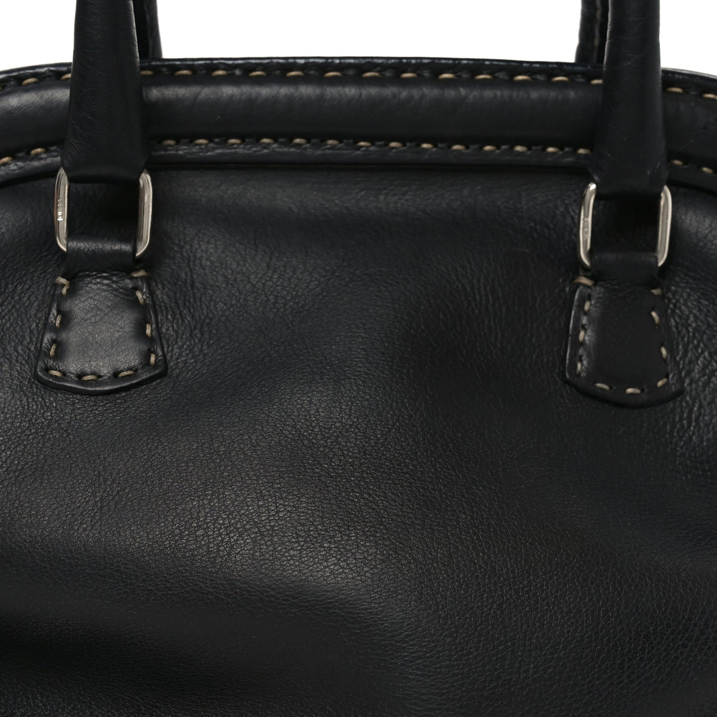Calfskin Romano Selleria Adele 1328 Bag Black