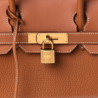 Hermes Togo Swift Canvas 3 in 1 Birkin 30 Gold 11 of 14