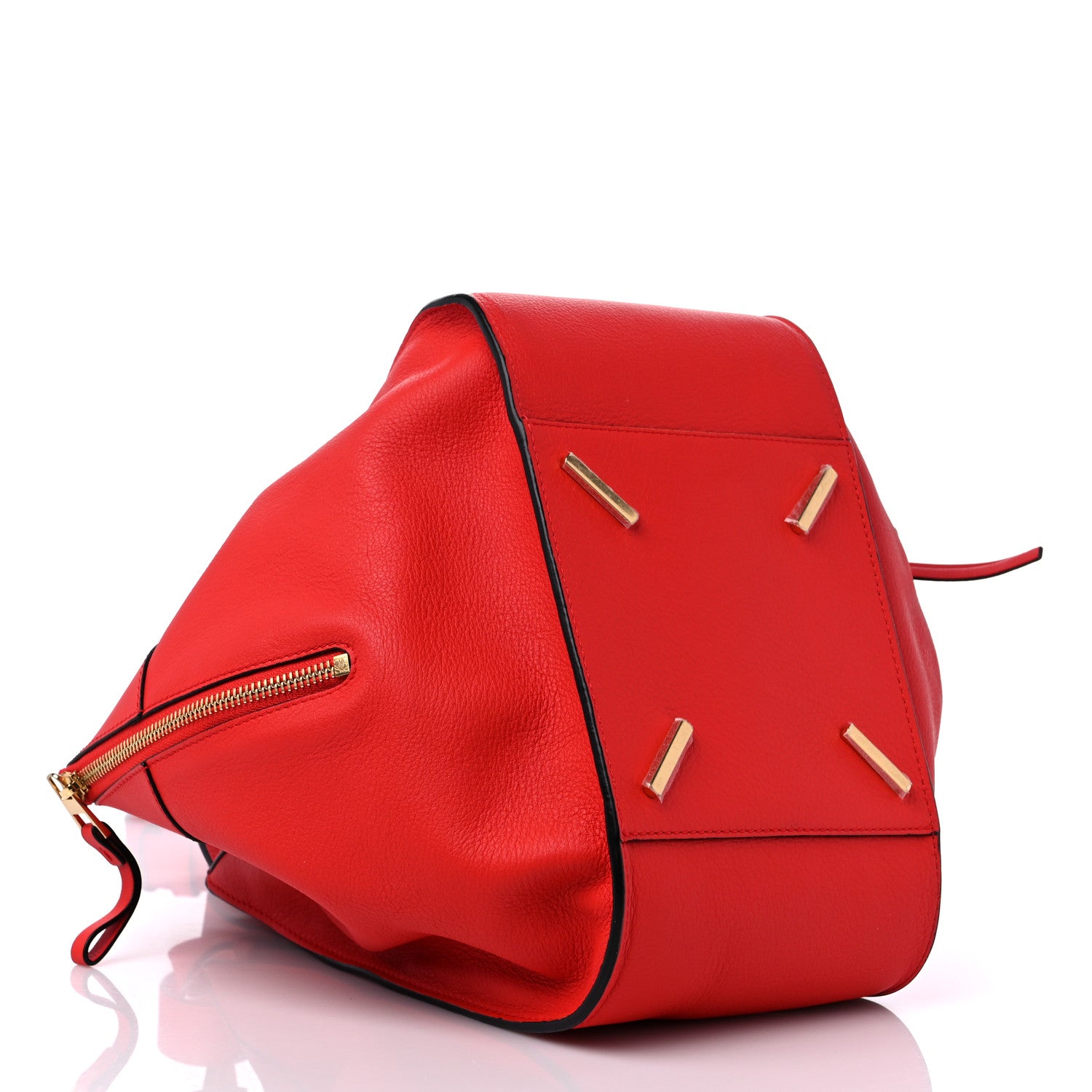 Loewe Calfskin Small Hammock Shoulder Bag Scarlet Red 4 of 9