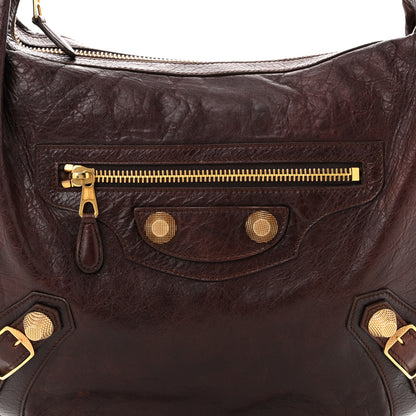 Balenciaga Chevre Giant 21 Gold Hardware Hobo Mogano 8 of 10