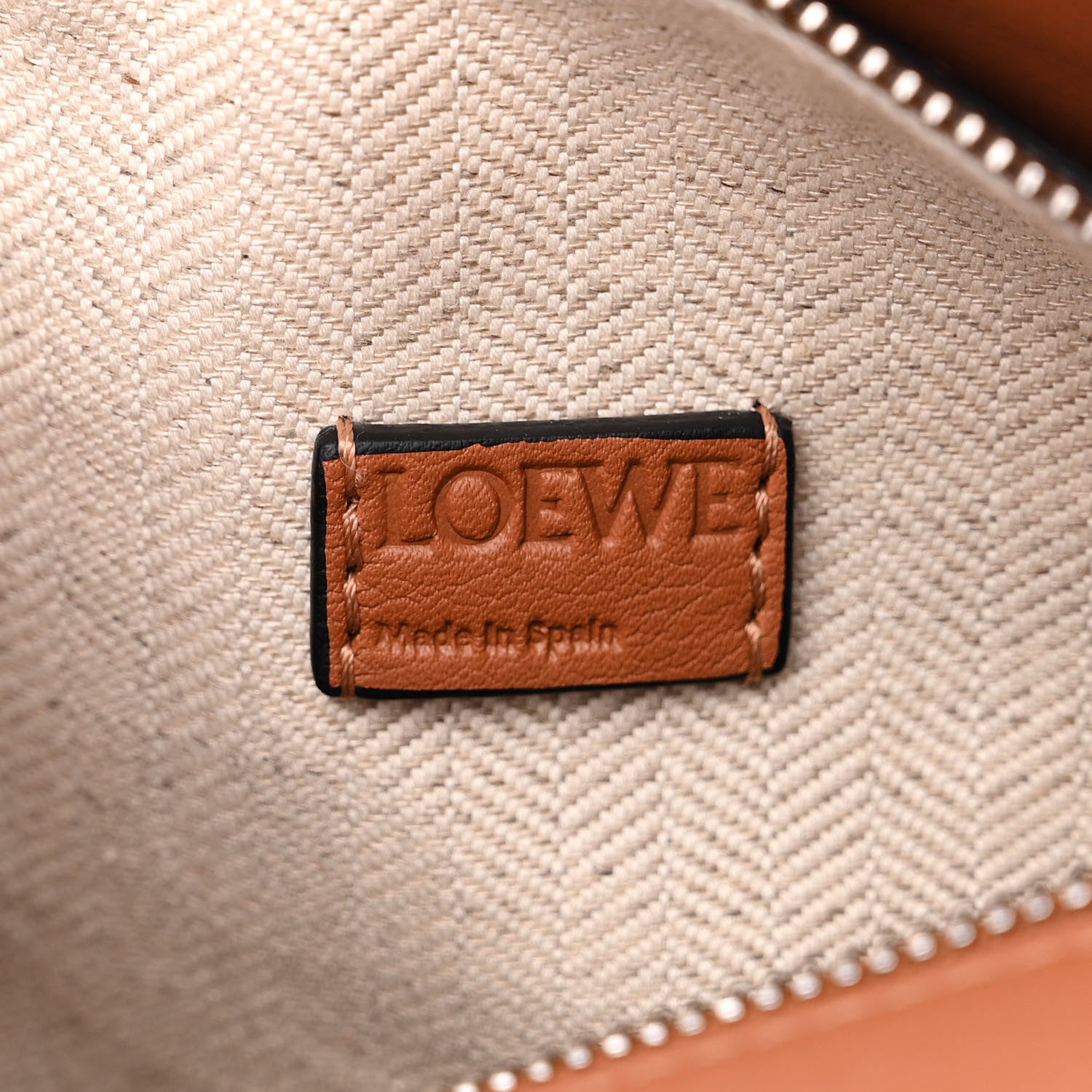 Loewe Calfskin Mini Puzzle Bag Tan 6 of 11