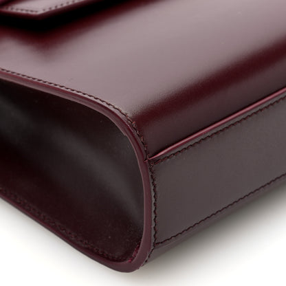 Saint Laurent Smooth Calfskin Small Manhattan Shoulder Bag Hot Wine 8 of 9