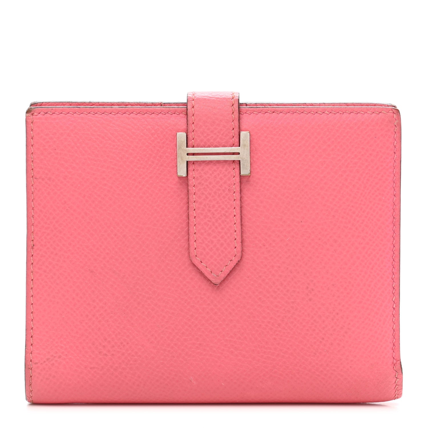 Hermes Epsom Bearn Compact Wallet Rose Azalee 1 of 16