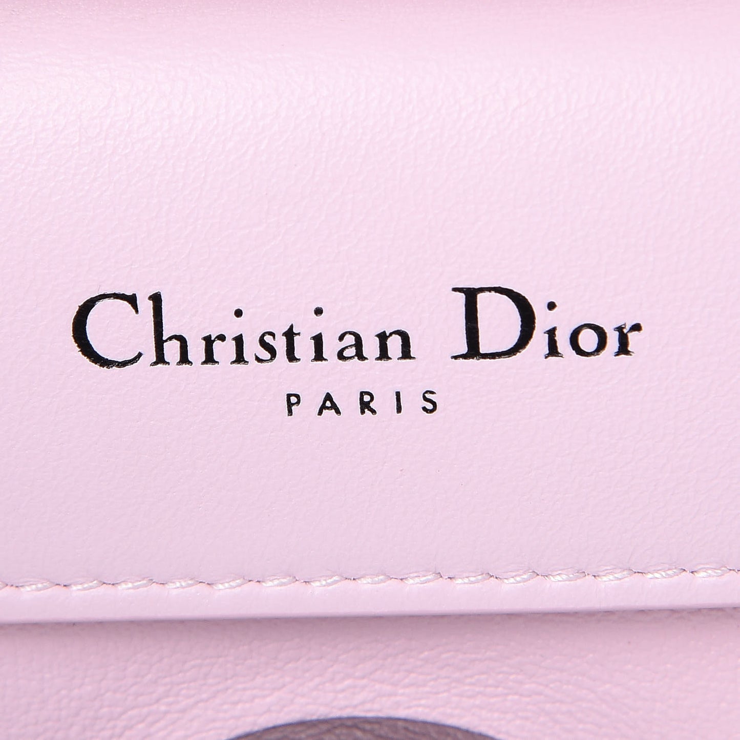 Metallic Patent Smooth Calfskin Mini Be Dior Flap Pink Fuchsia