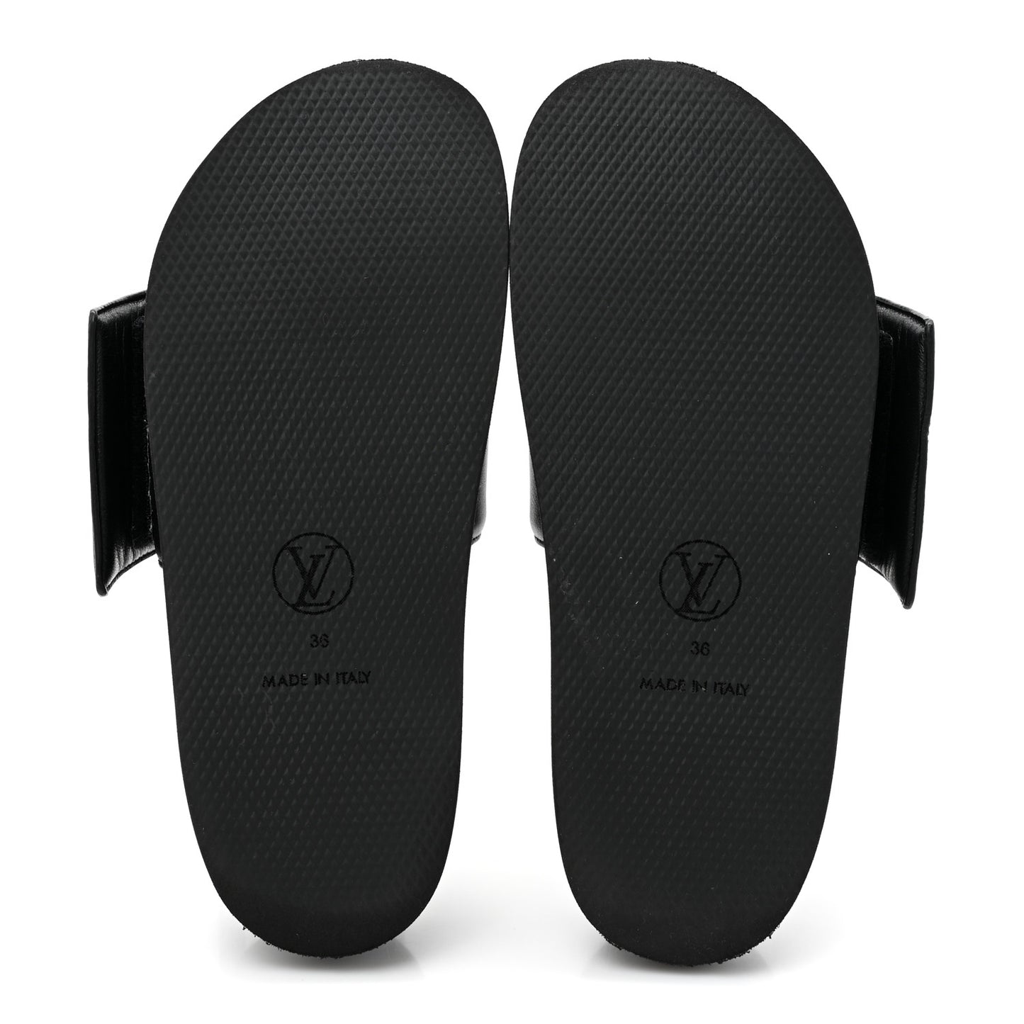 Calfskin Womens Pool Pillow Sunset Mules 36 Black