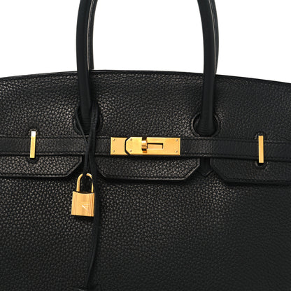 Hermes Togo Birkin 35 Black 7 of 11