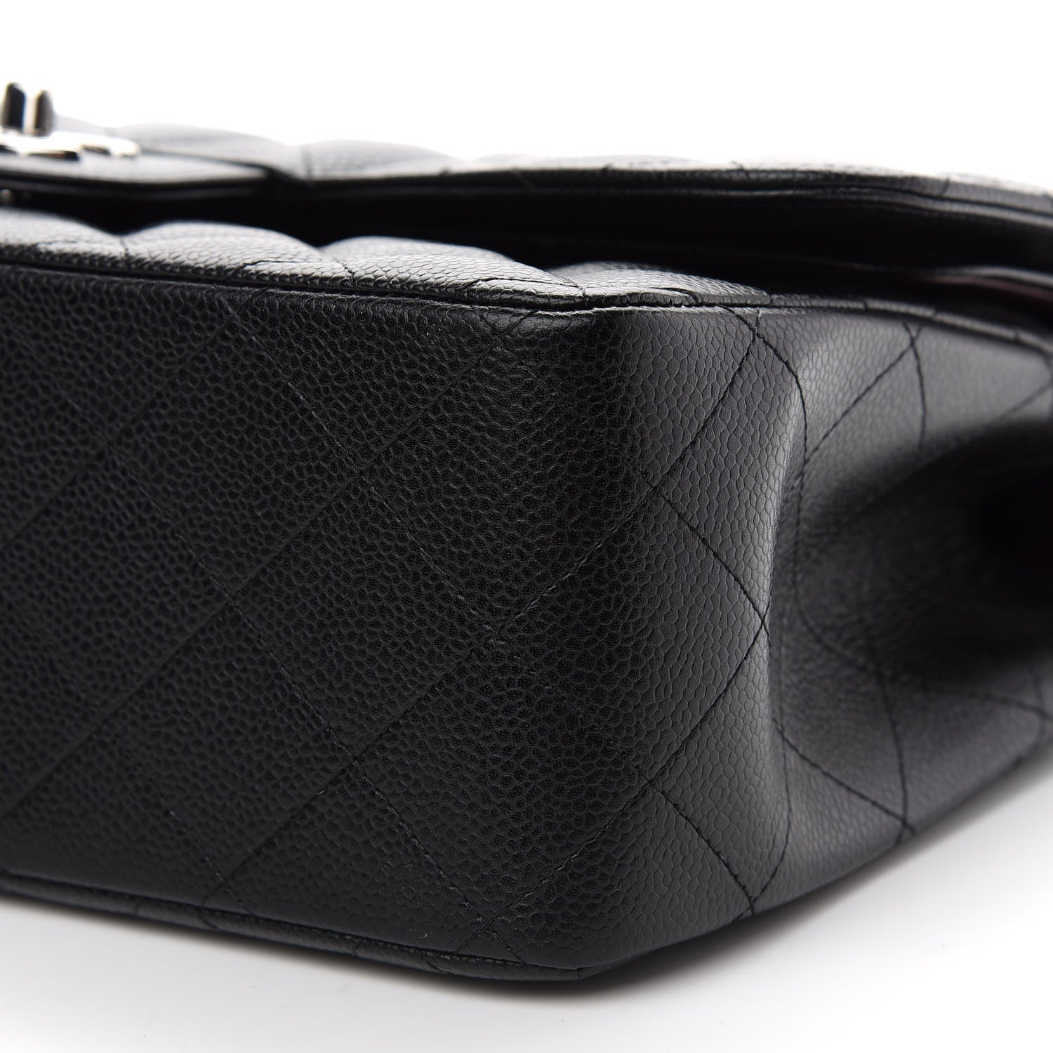 Chanel Caviar Quilted Jumbo Double Flap Black 9 of 9