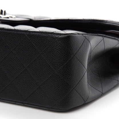Chanel Caviar Quilted Jumbo Double Flap Black 9 of 9
