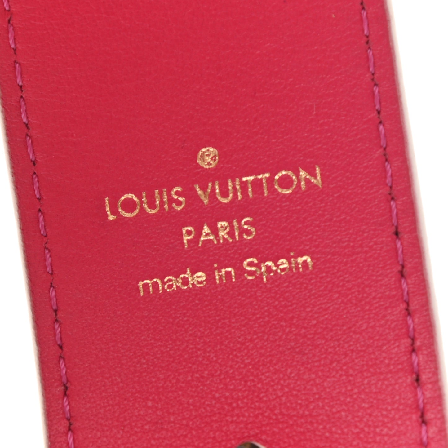 Monogram Bandouliere Shoulder Strap Hot Pink