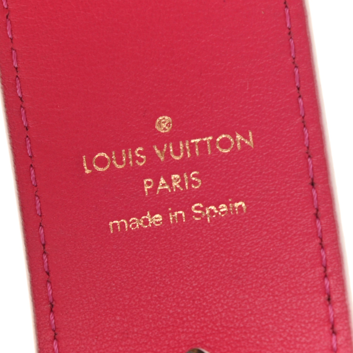 Louis Vuitton Monogram Bandouliere Shoulder Strap Hot Pink 3 of 4