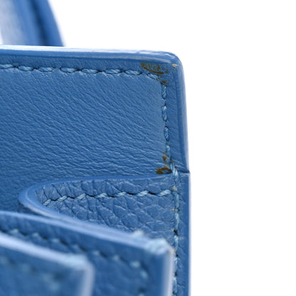 Saint Laurent Grained Calfskin Baby Sac De Jour Blue Clair 16 of 16