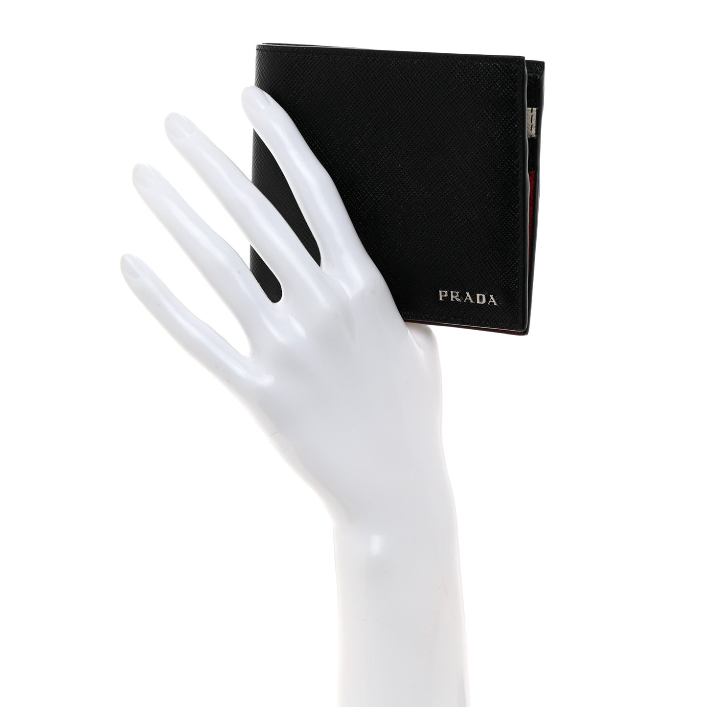 Saffiano Bi-Fold Wallet Black