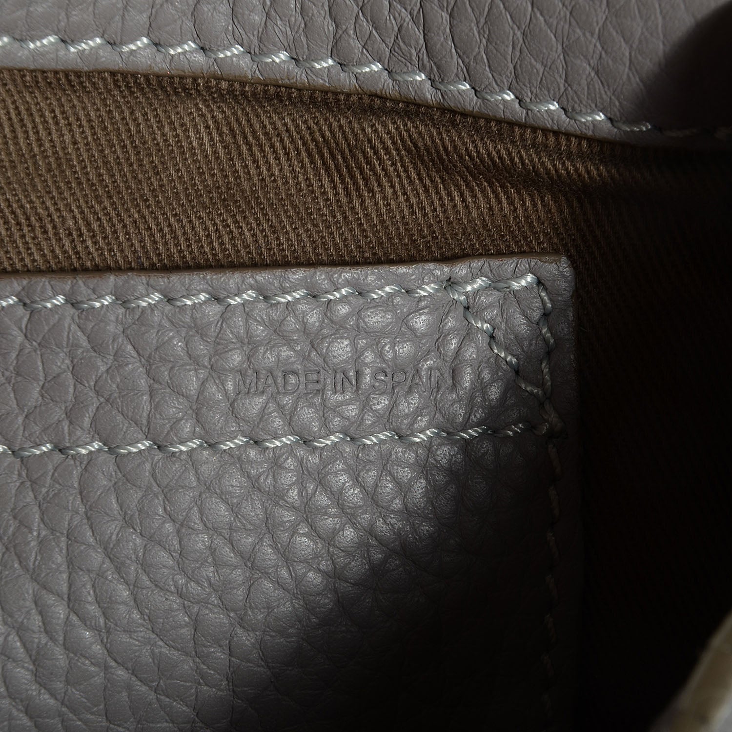 Chloe Calfskin Mini Marcie Round Crossbody Bag Cashmere Grey 7 of 10