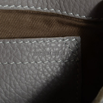 Chloe Calfskin Mini Marcie Round Crossbody Bag Cashmere Grey 7 of 10