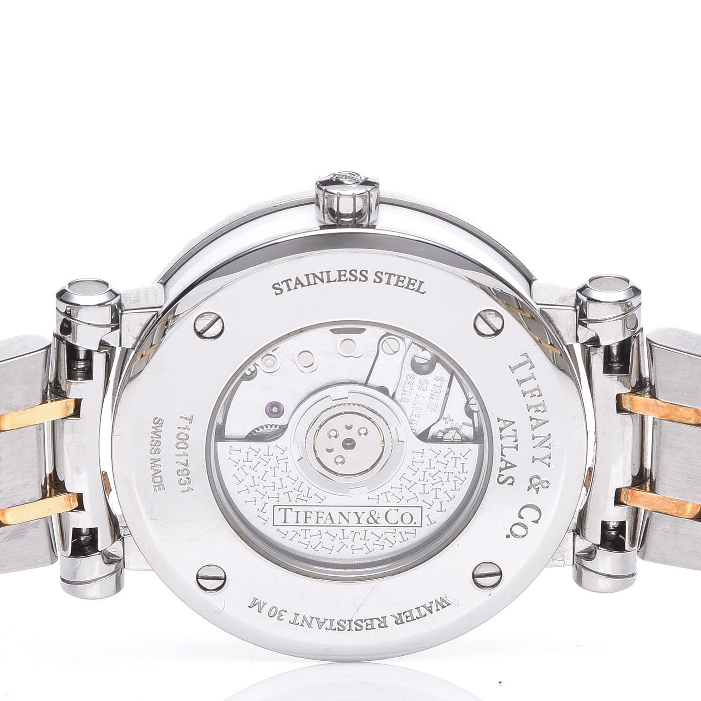 Stainless Steel 18K Yellow Gold 30mm Atlas Automatic Watch
