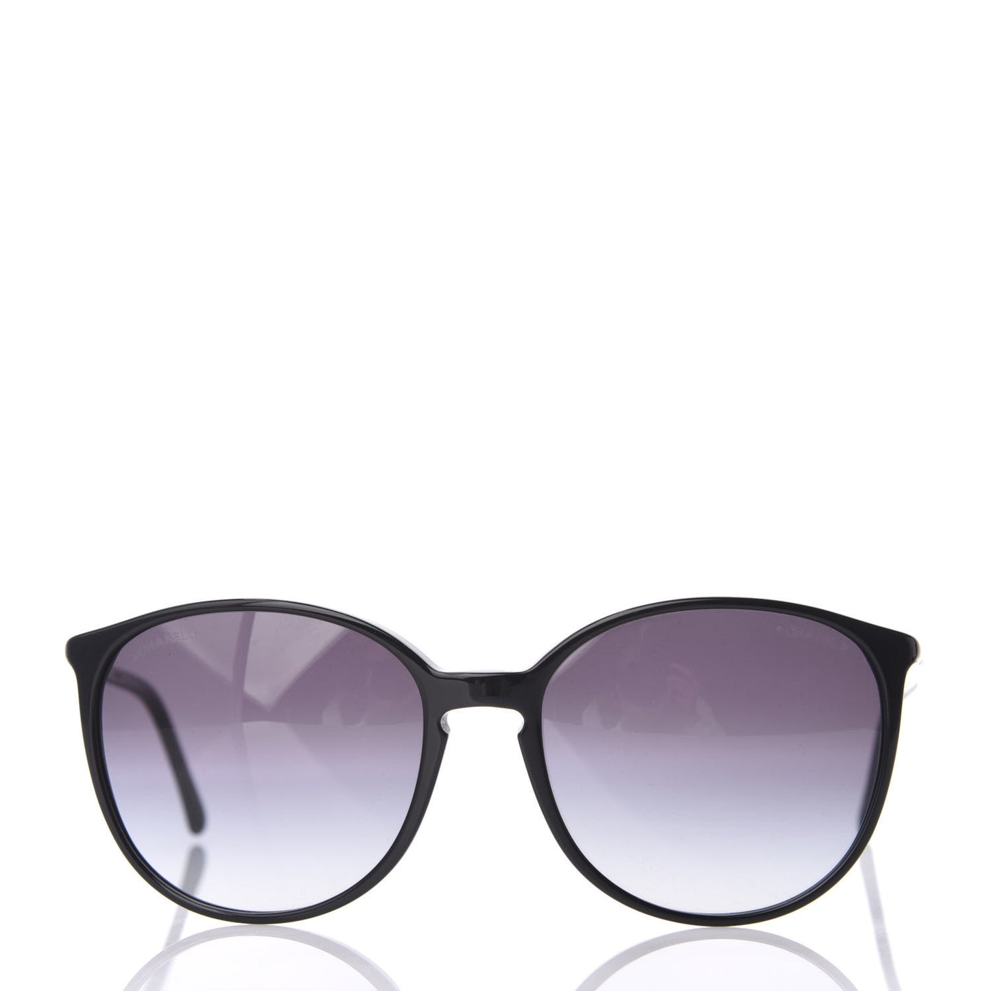 Acetate Round Sunglasses 5278 Black