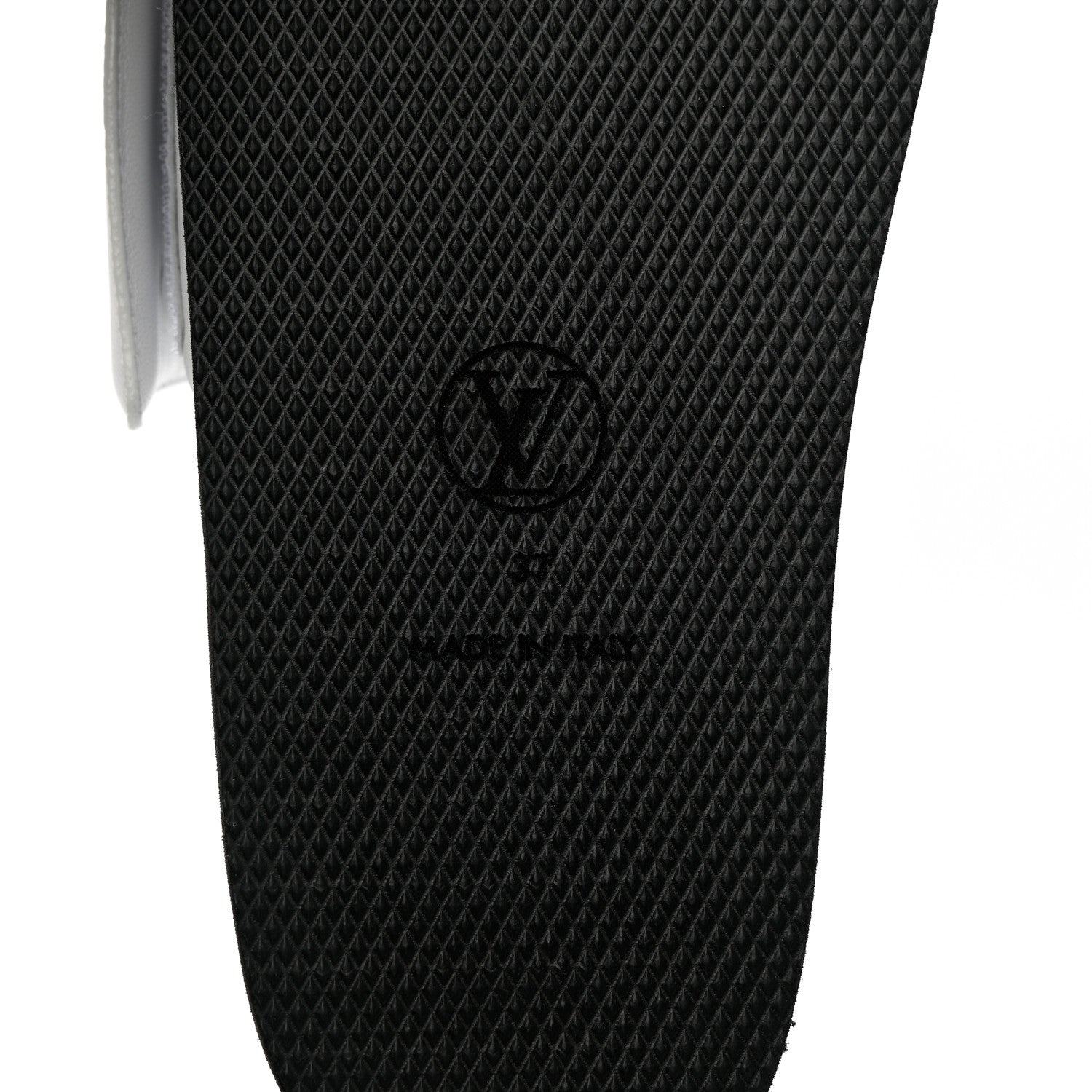 Louis Vuitton Calfskin Sunset Flat Mule Sandals 37 White 11 of 18