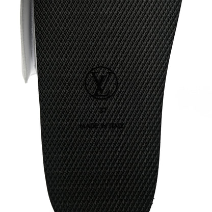 Louis Vuitton Calfskin Sunset Flat Mule Sandals 37 White 11 of 18