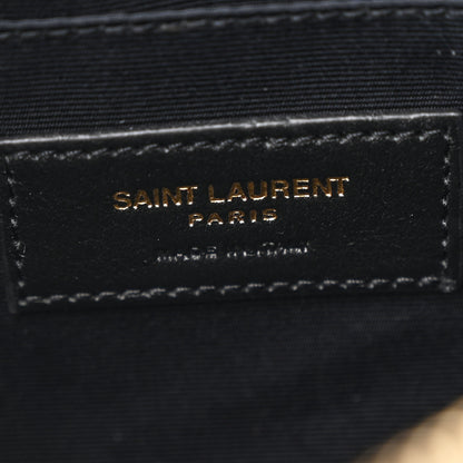 Saint Laurent Suede Matelasse Monogram Lou Camera Bag Taupe 6 of 10