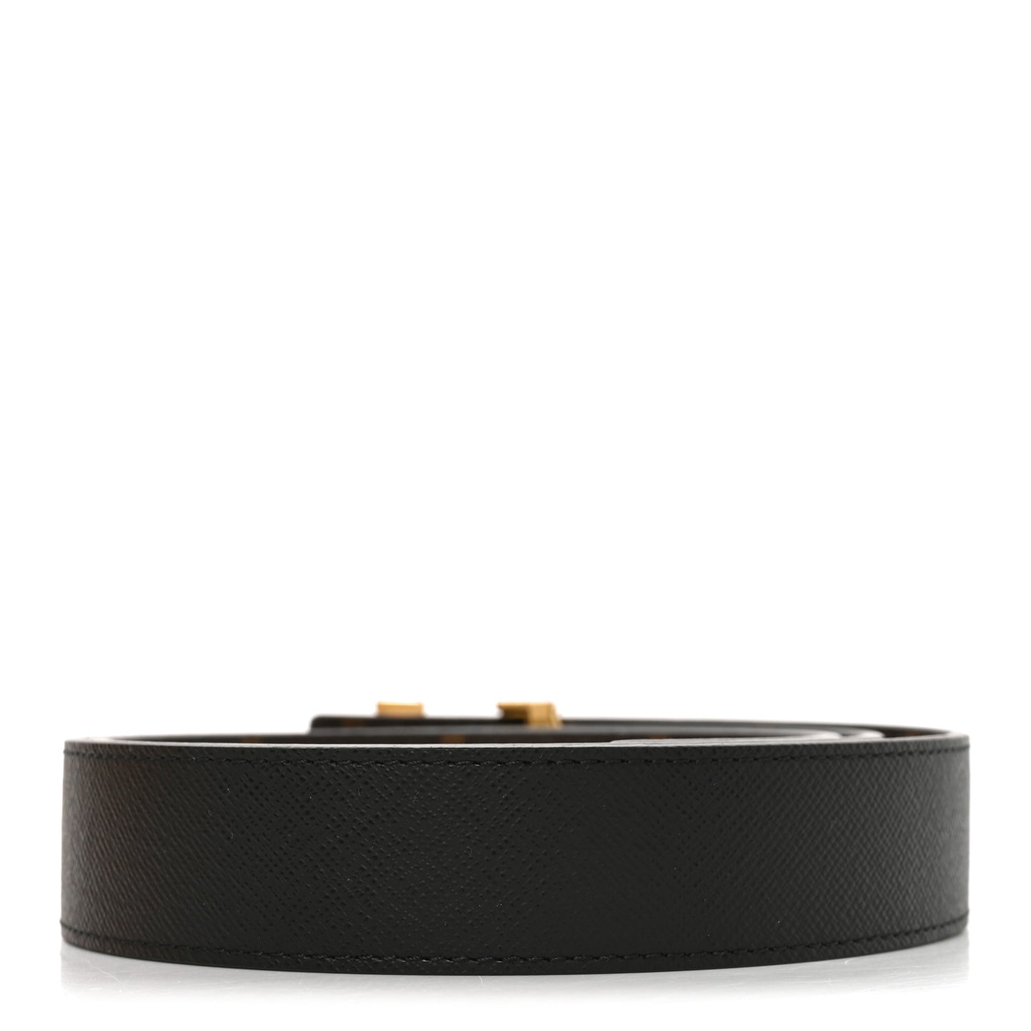 Calfskin Monogram 30mm LV Initiales Reversible Belt 85 34 Black