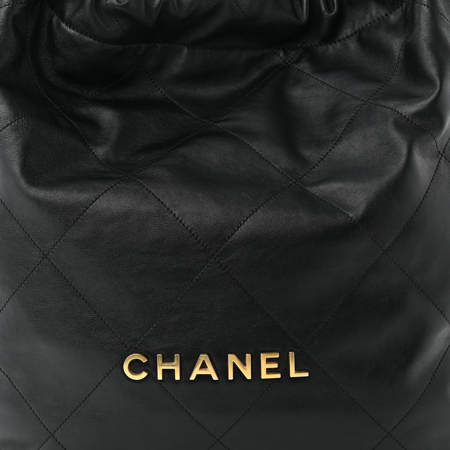 Chanel Shiny Calfskin Quilted Large Chanel 22 Black 16 of 23