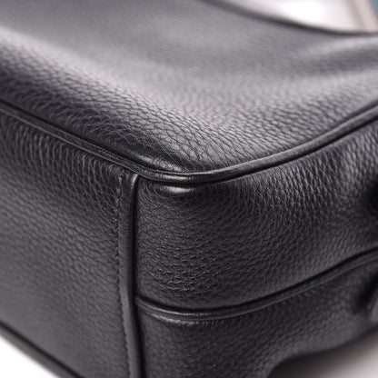 Prada Vitello Daino Medium Double Zip Shoulder Bag Black 17 of 17